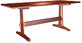 custom handmade Trestle Dining Table