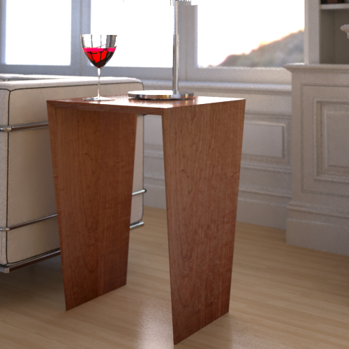 Vee Bedside Table