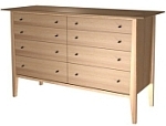 Volterra eight drawer dresser custom handmade