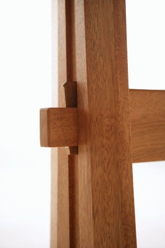 Trestle Table Wedged Tenon Detail